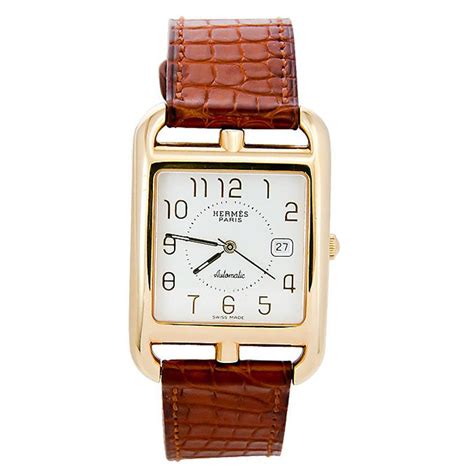 18kt gp hermes watch|Hermès Yellow gold Watches .